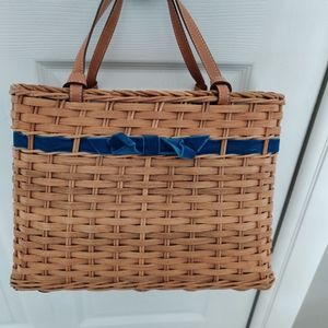 Kate Spade straw handbag